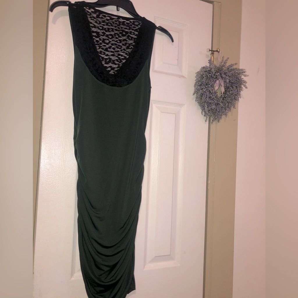 Express Express Express Hunter Green Dress